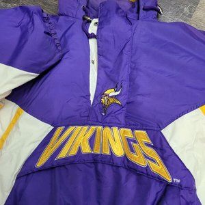 VINTAGE Minnesota Vikings NFL Starter Puffer Jacket Adult Size XL